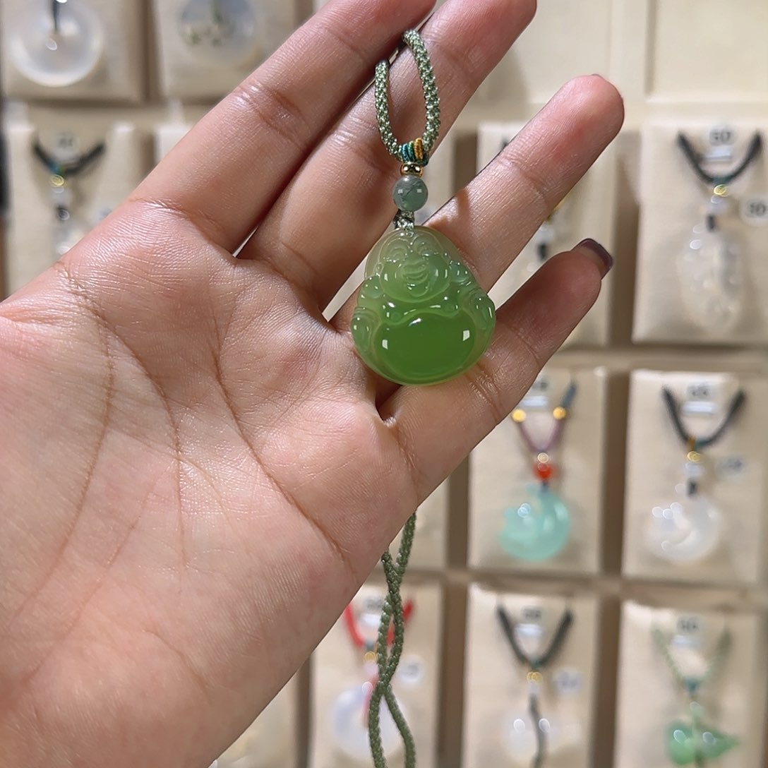 玛瑙/玉髓吊坠(赠链)未镶嵌小**爷