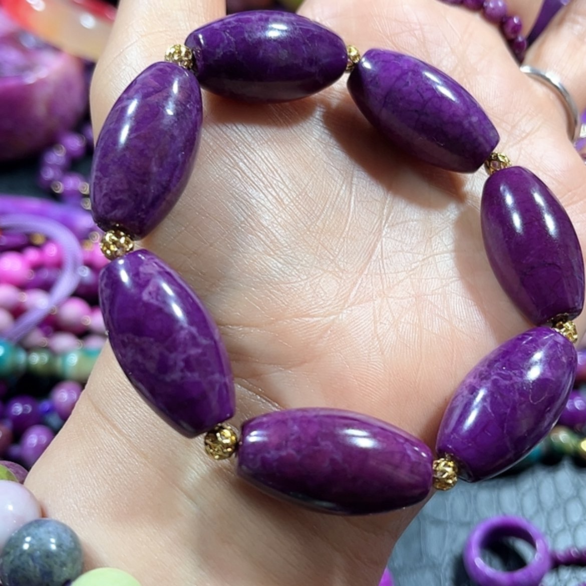 【闪购商品】琉璃配饰平***们舒具石老油料12