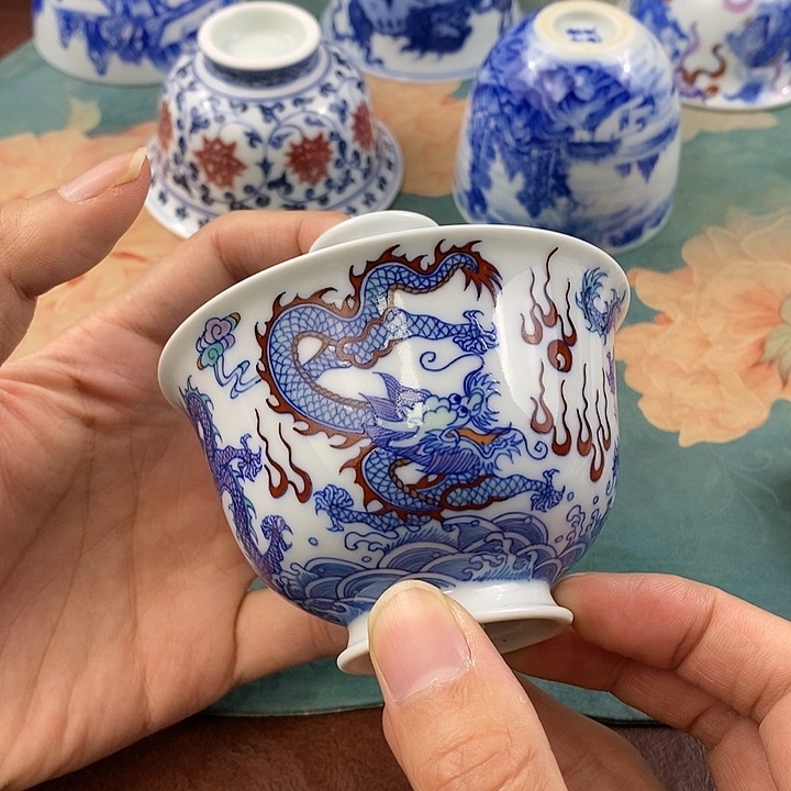 杯安*雅现代景德镇全手工全手绘茶具1688888