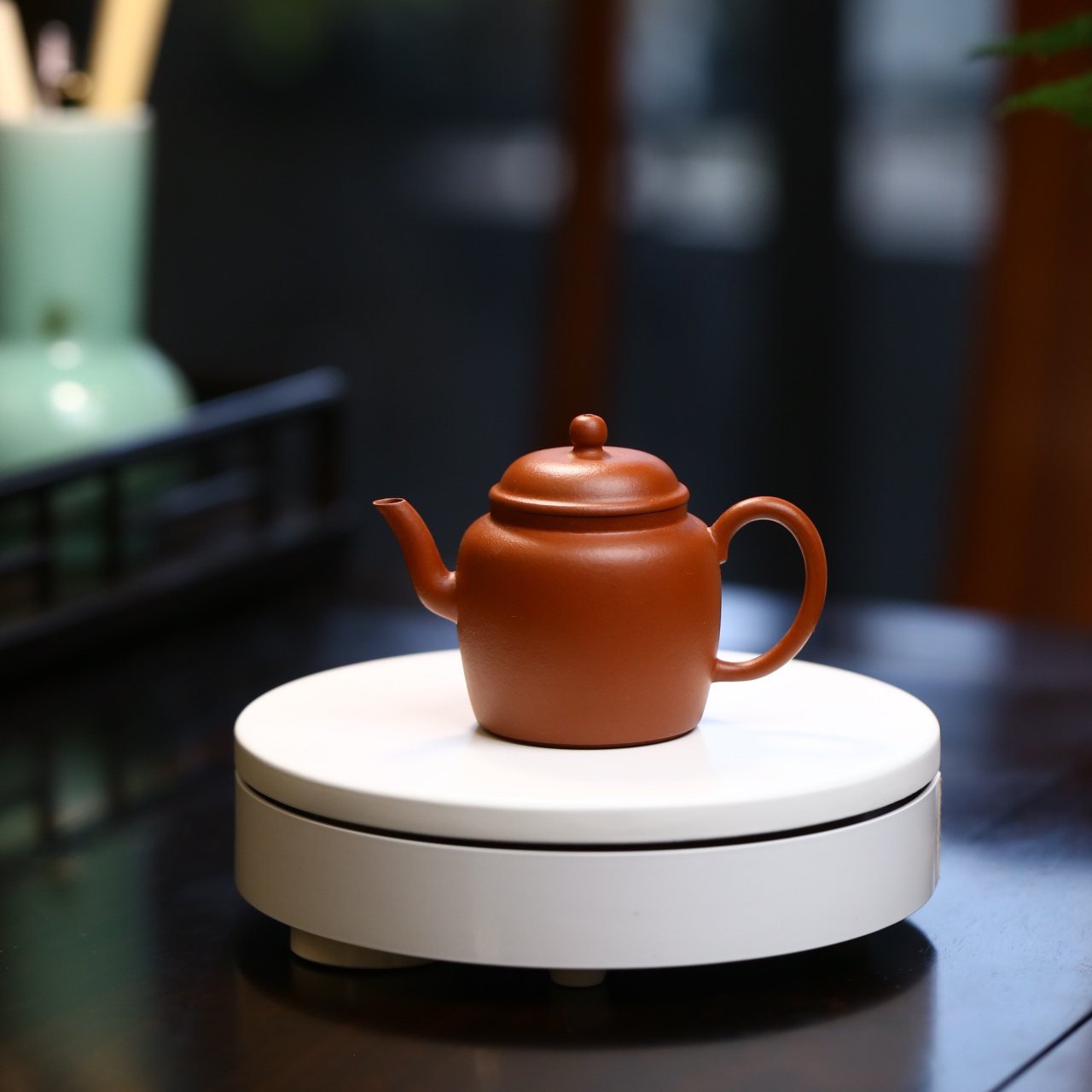 宜兴紫砂壶香玉堂黄龙山原矿朱泥发祥宫灯半手工