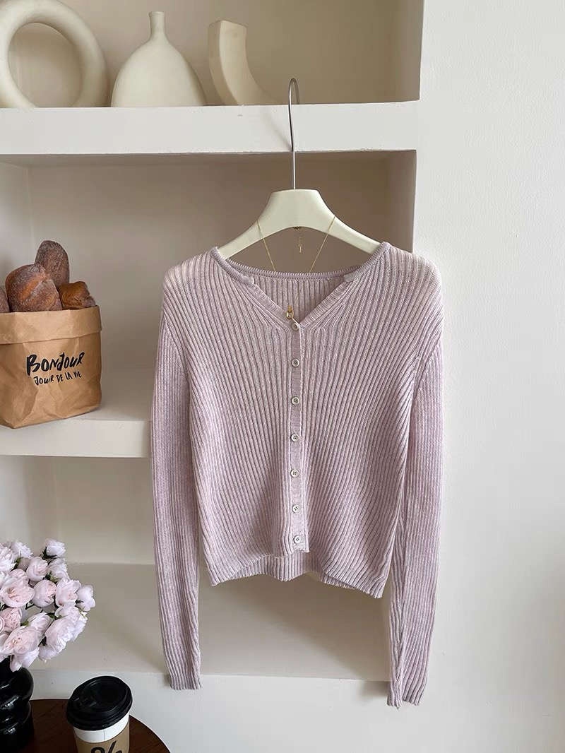 2025新款秋季百搭显瘦洋气长袖针织毛衣针时尚韩版早秋宽松秋季