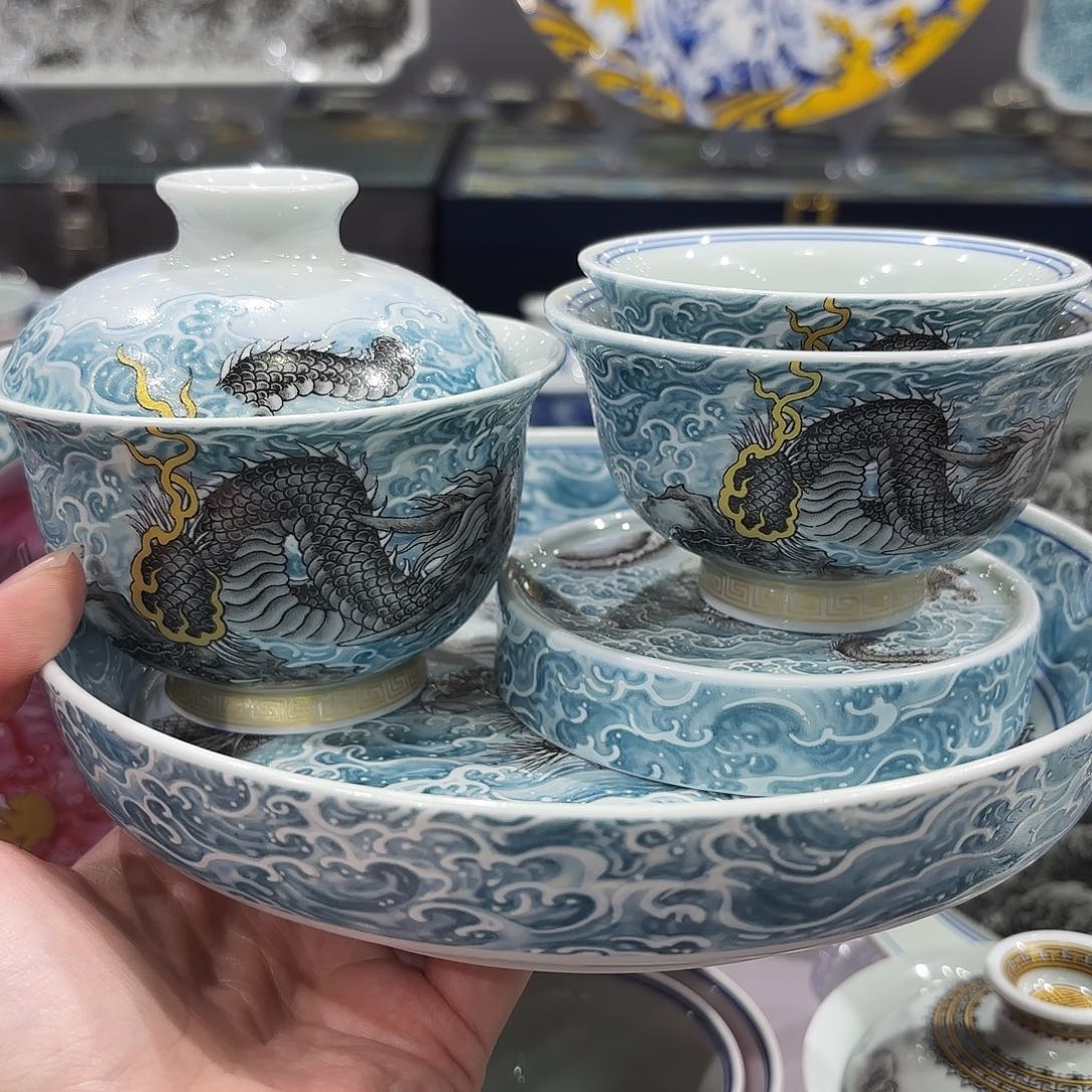 瓷片景德镇瓷器艺术半手