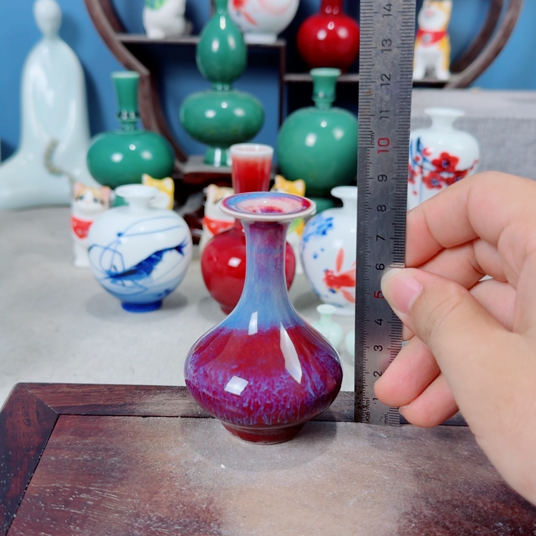 陶瓷手工小花器摆件