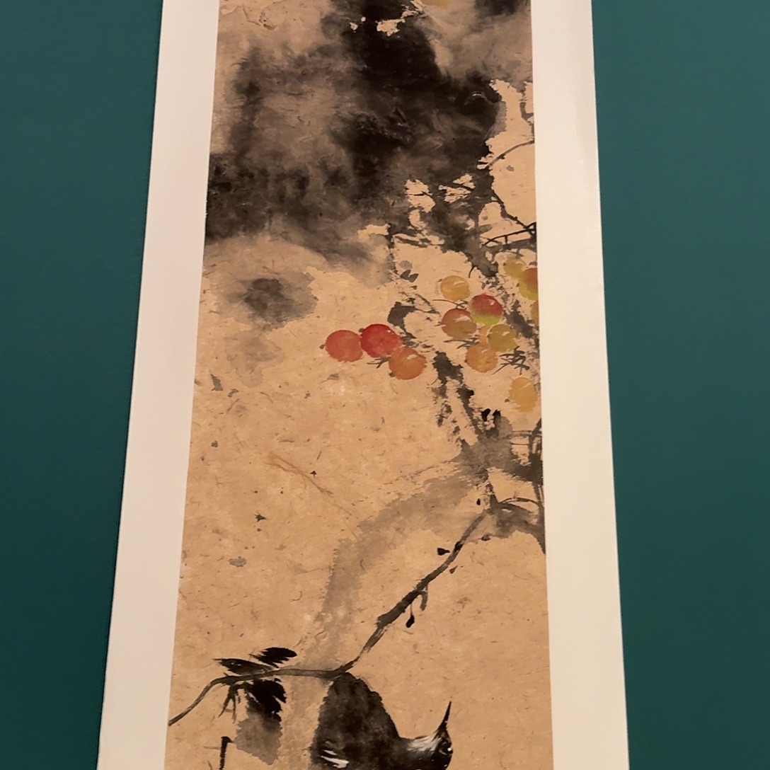 国画溥老师画作画作