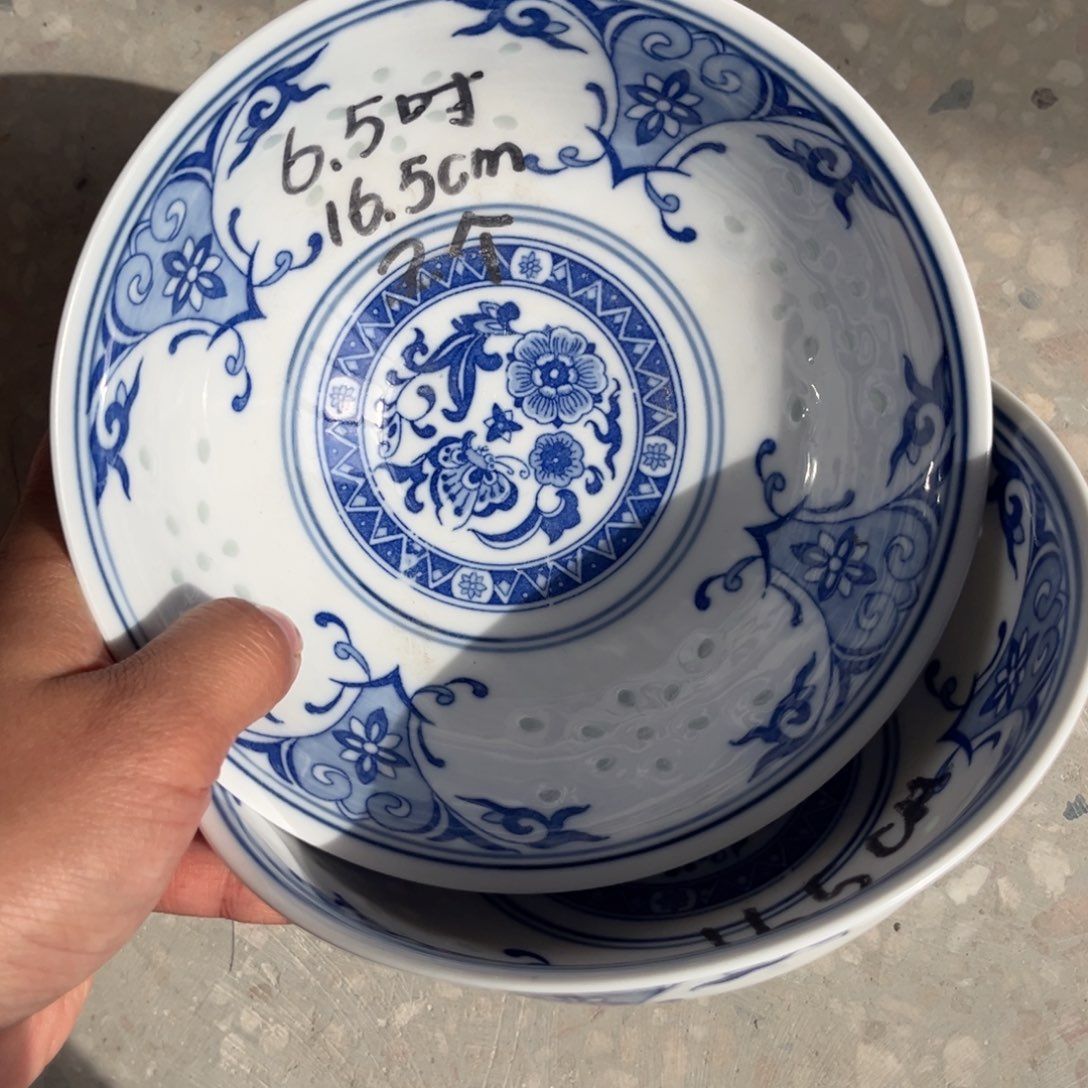 白泥景德镇高温细白瓷餐具