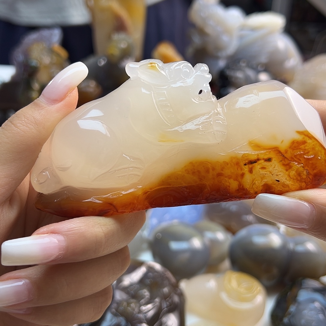 玛瑙/玉髓未镶嵌颈饰