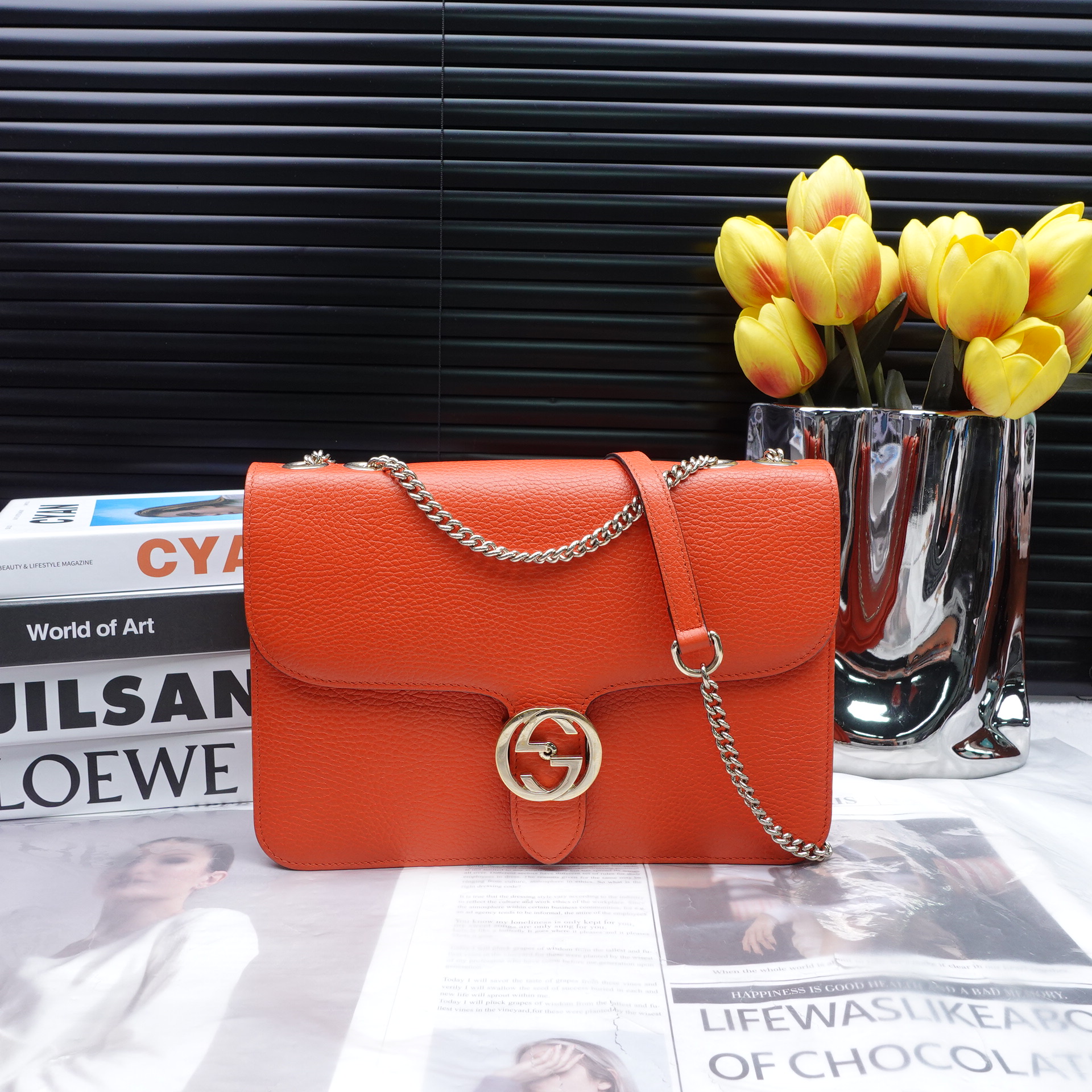 95新 GUCCI/古驰 单肩包/T20269346