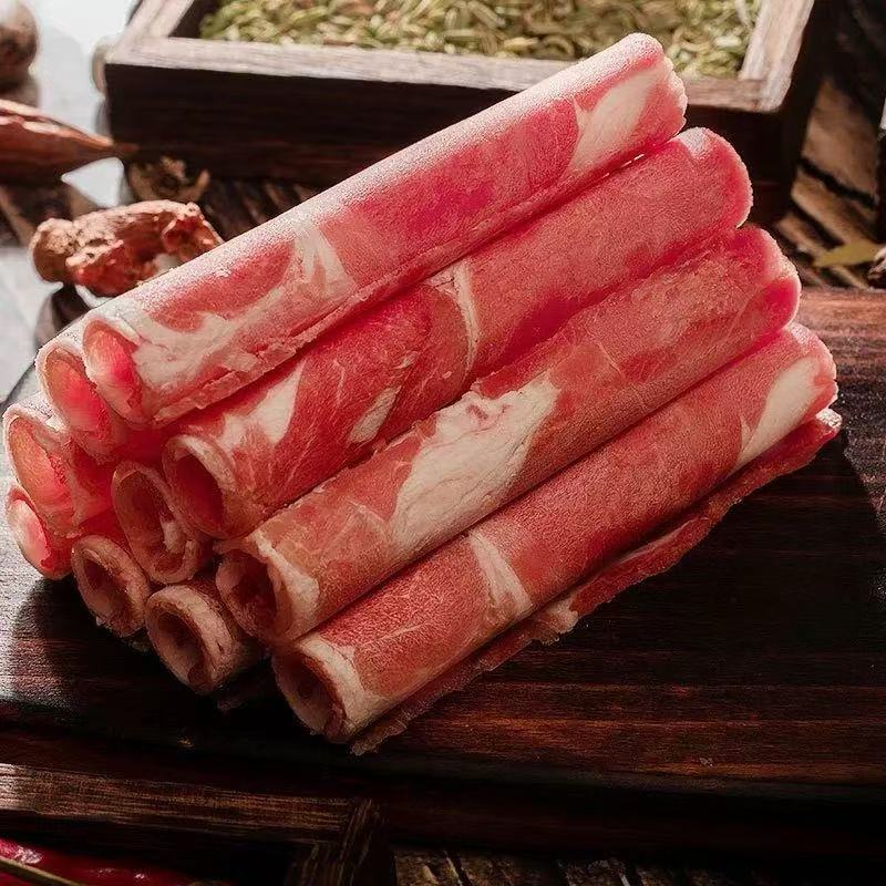 【买3斤送1斤】肥牛卷牛肉卷火锅涮煮肥瘦相间调理肥牛卷京东包邮