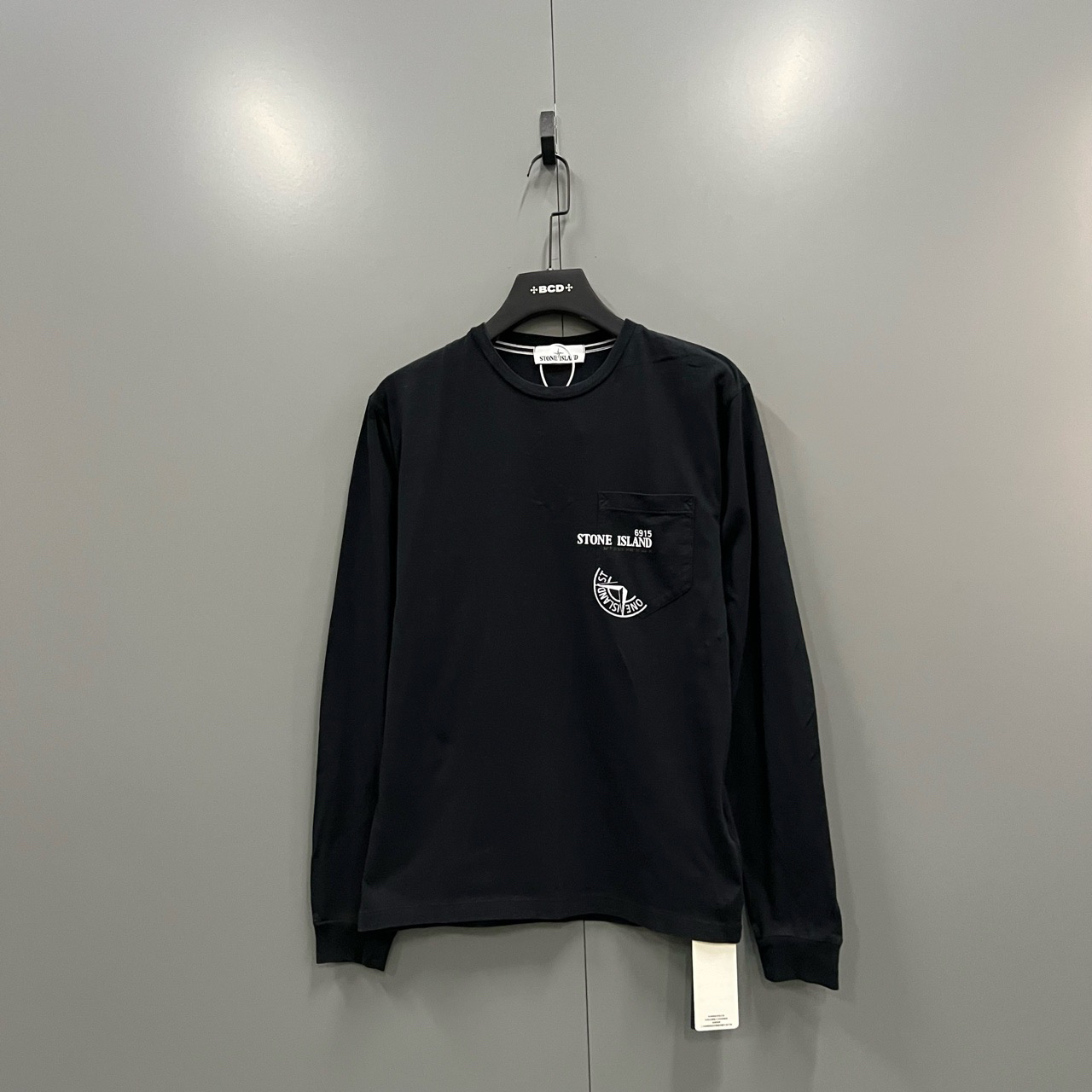 95新 STONE ISLAND （jp）313口袋徽标圆领卫衣 S码