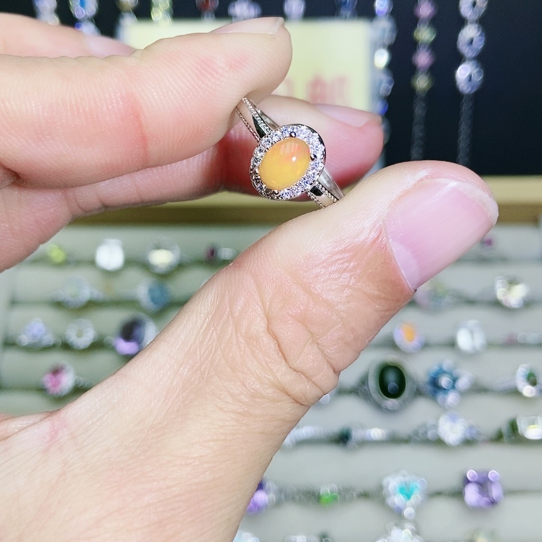 【闪购商品】未镶嵌欧泊戒指