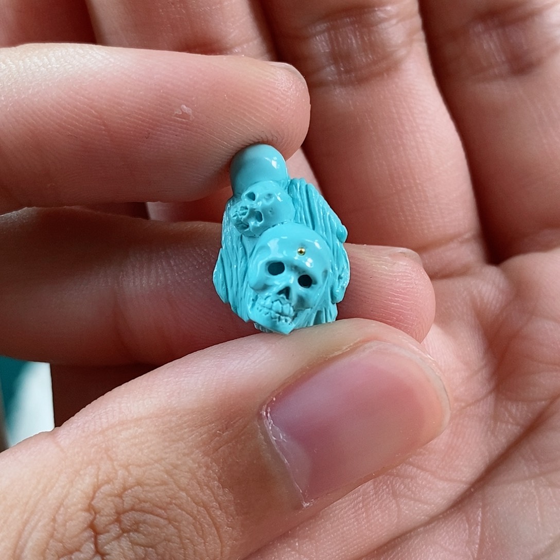 绿松石珠宝奇石未镶嵌