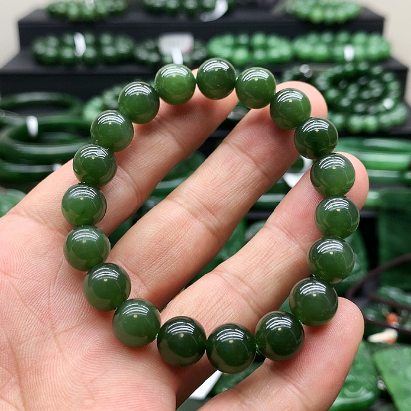 【闪购商品】和田玉（碧玉）手链未镶嵌