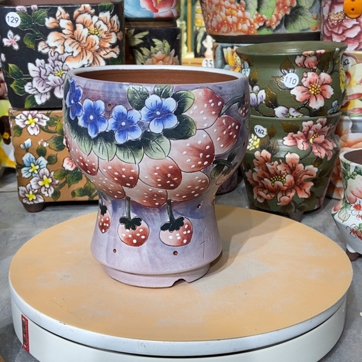 红陶景德镇艺术手绘作品