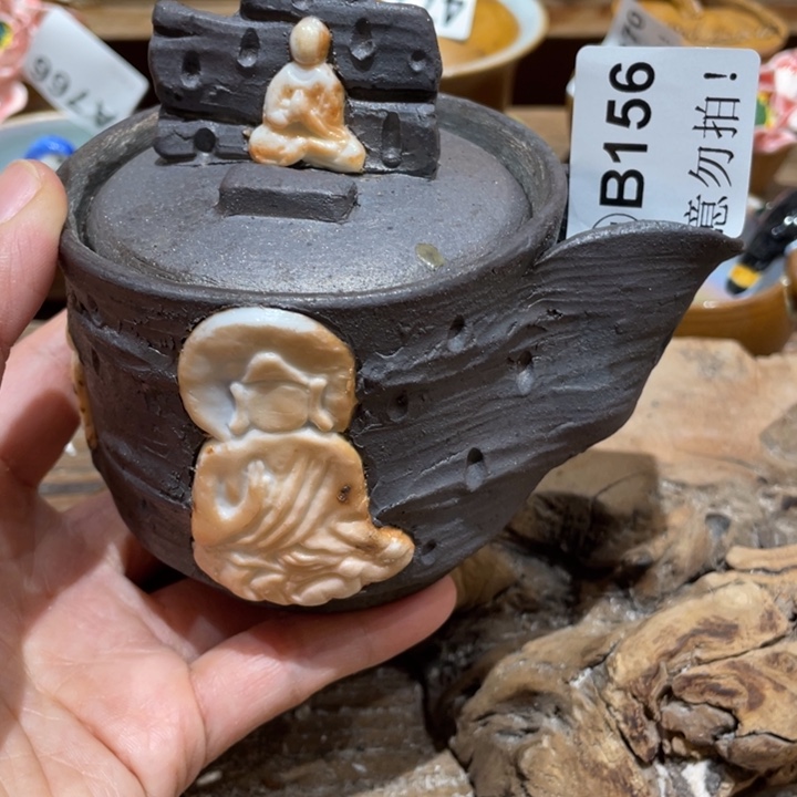 手工制作陶瓷茶具茶杯青蛙