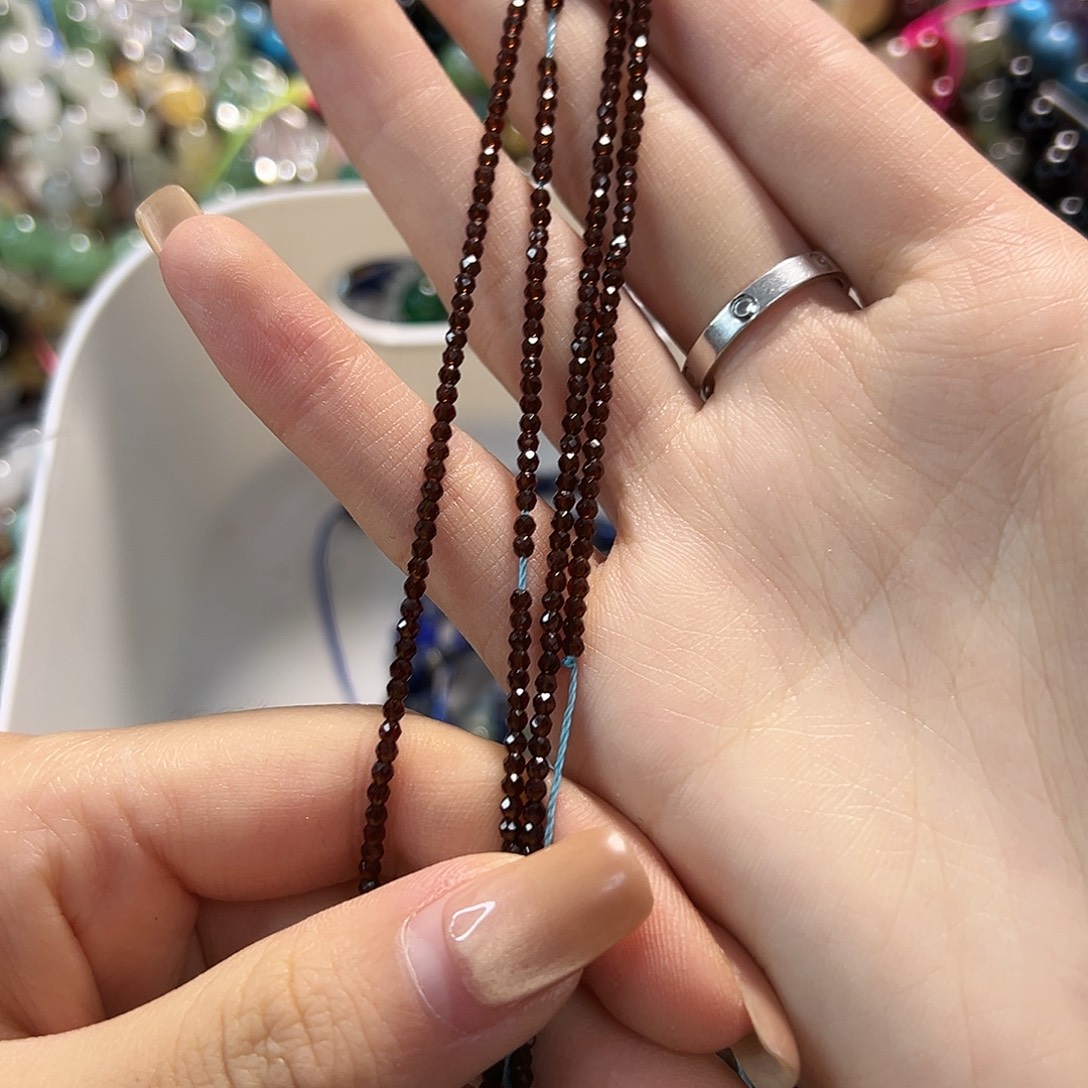 玛瑙/玉髓未镶嵌珠宝半成品茶晶卡2两条