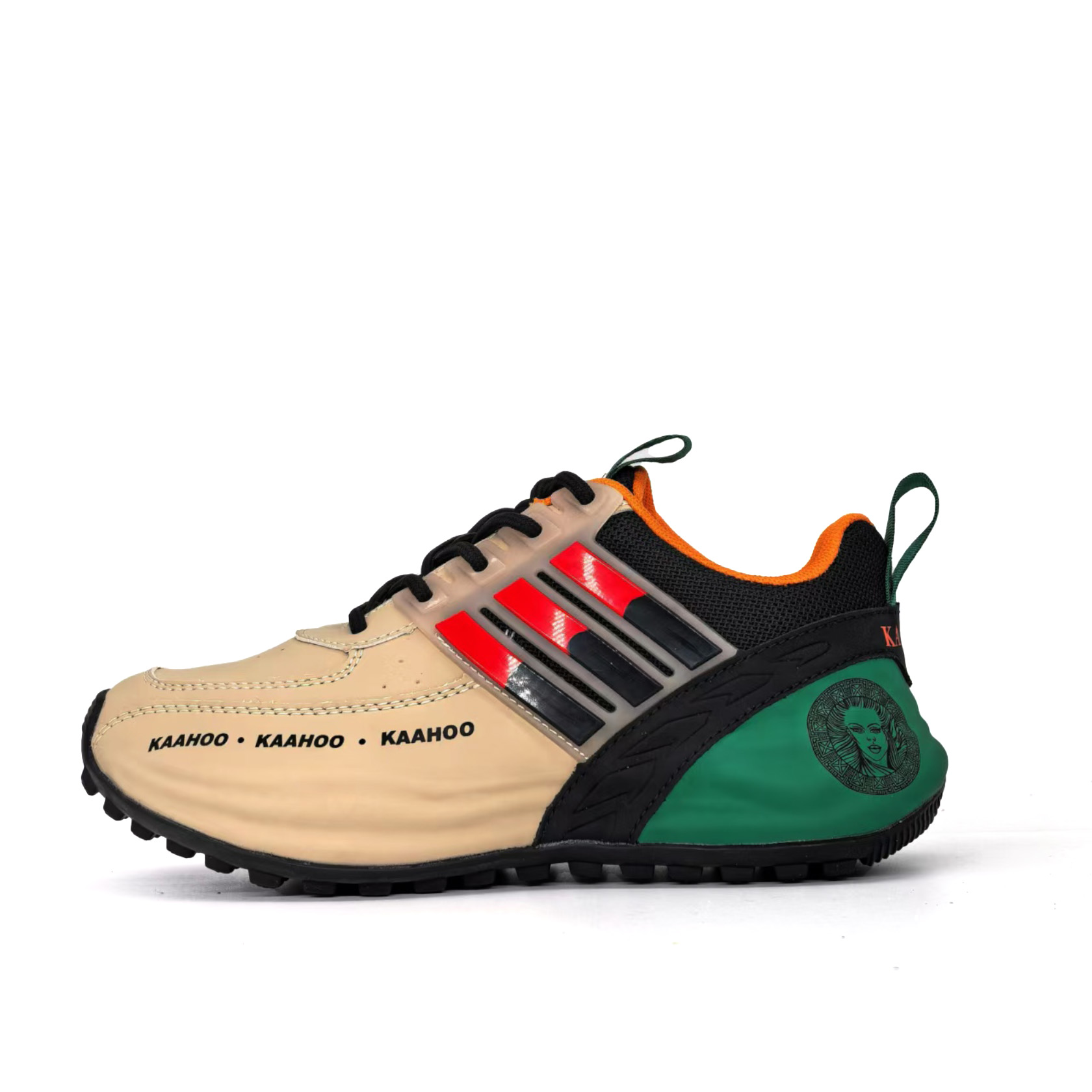 DS3061米黑绿轻奢高定纯手工帕拉鞋