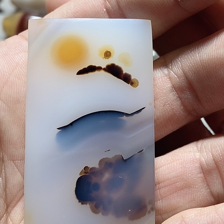 小***子玛瑙/玉髓未镶嵌颈饰