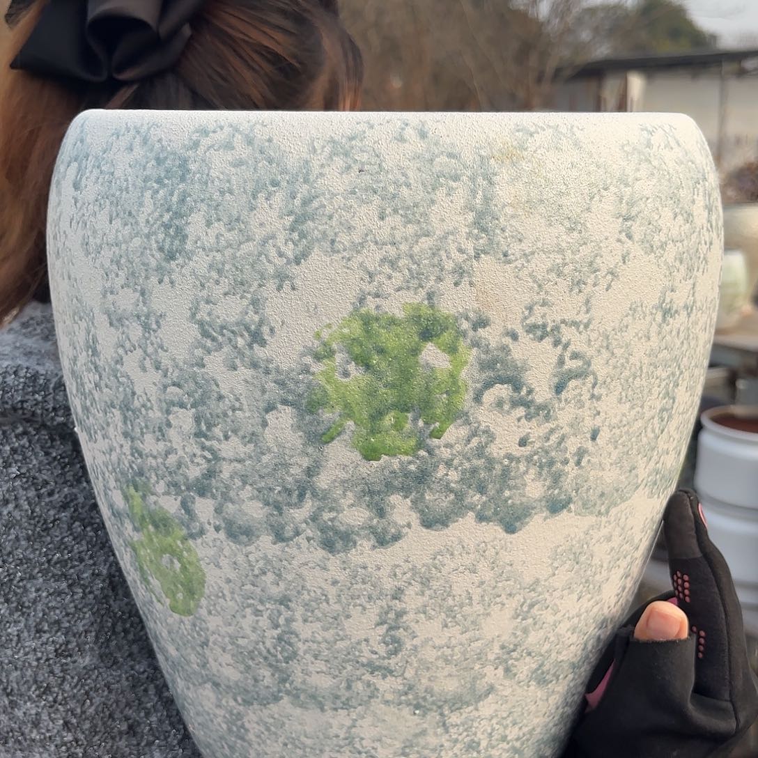 口径26高31一个收口蓝白