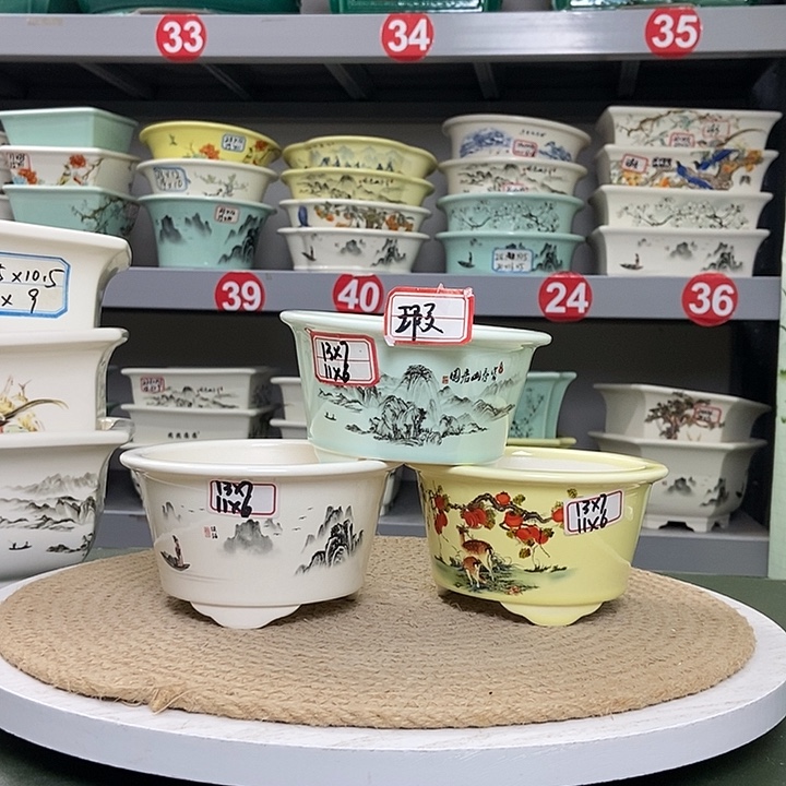 紫砂紫砂花盆5235