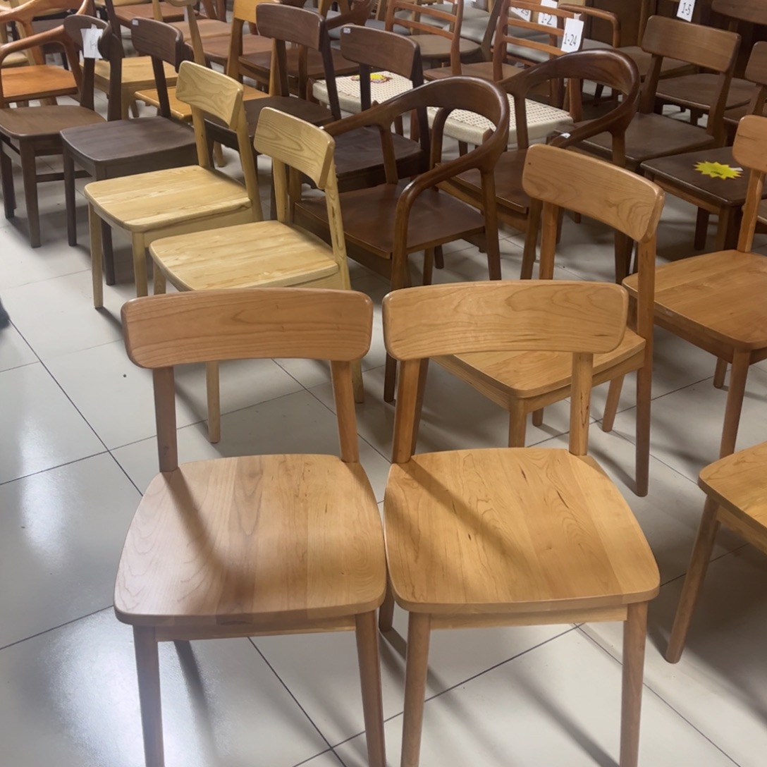 塑料樱桃木格林椅样品2把