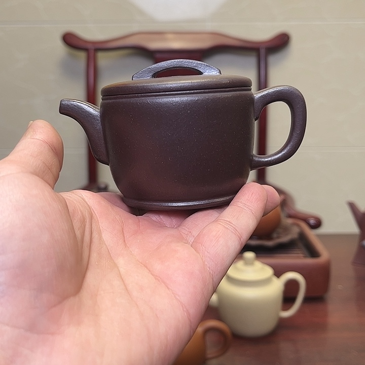 紫砂茶宠藤*原矿石红汉瓦