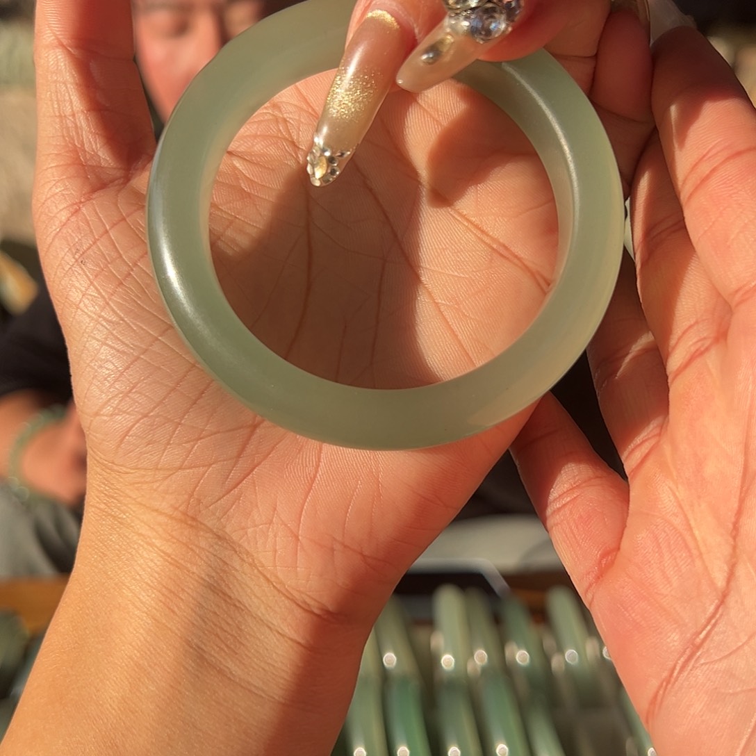 绿东陵冰晴水手镯