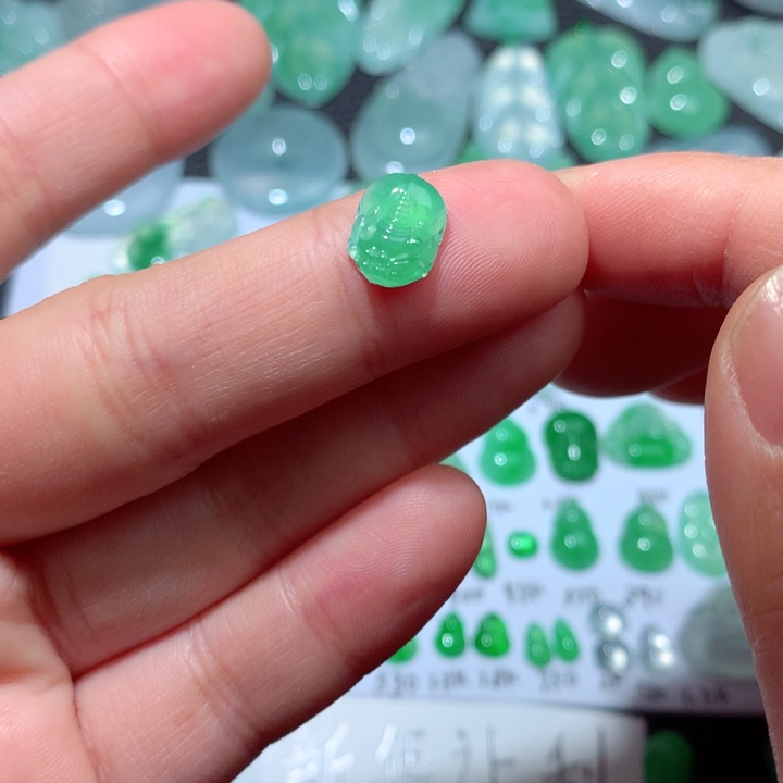 翡翠颈饰未镶嵌天然翡翠貔貅