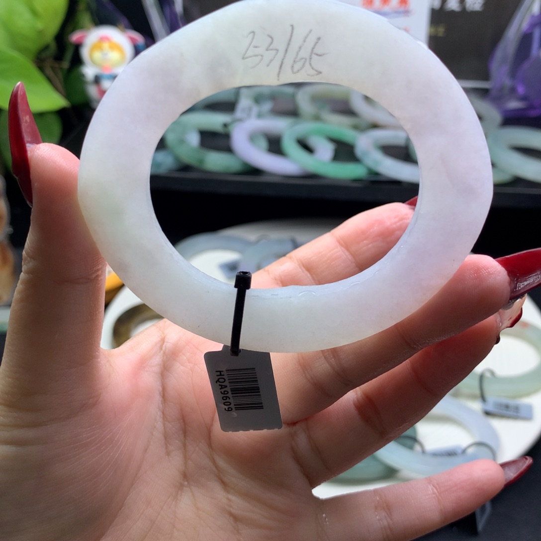 定制翡翠叮当镯未镶嵌53/65贵妃