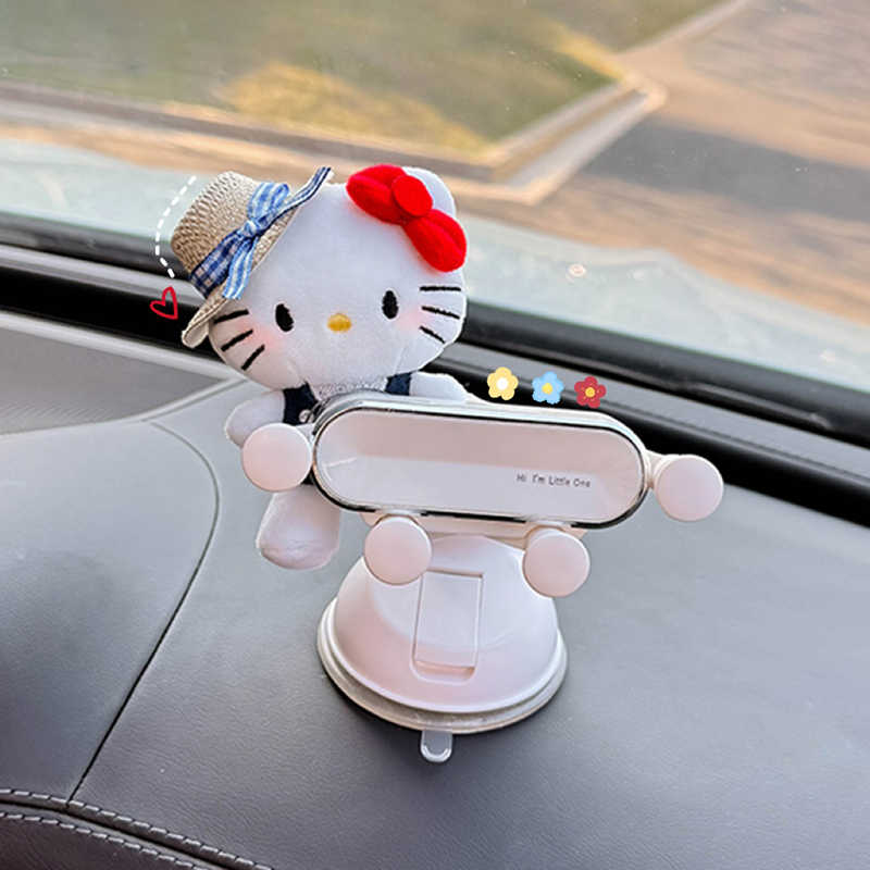 2025新款车载手机支架汽车用中控台仪表台吸盘支撑架导航专用女