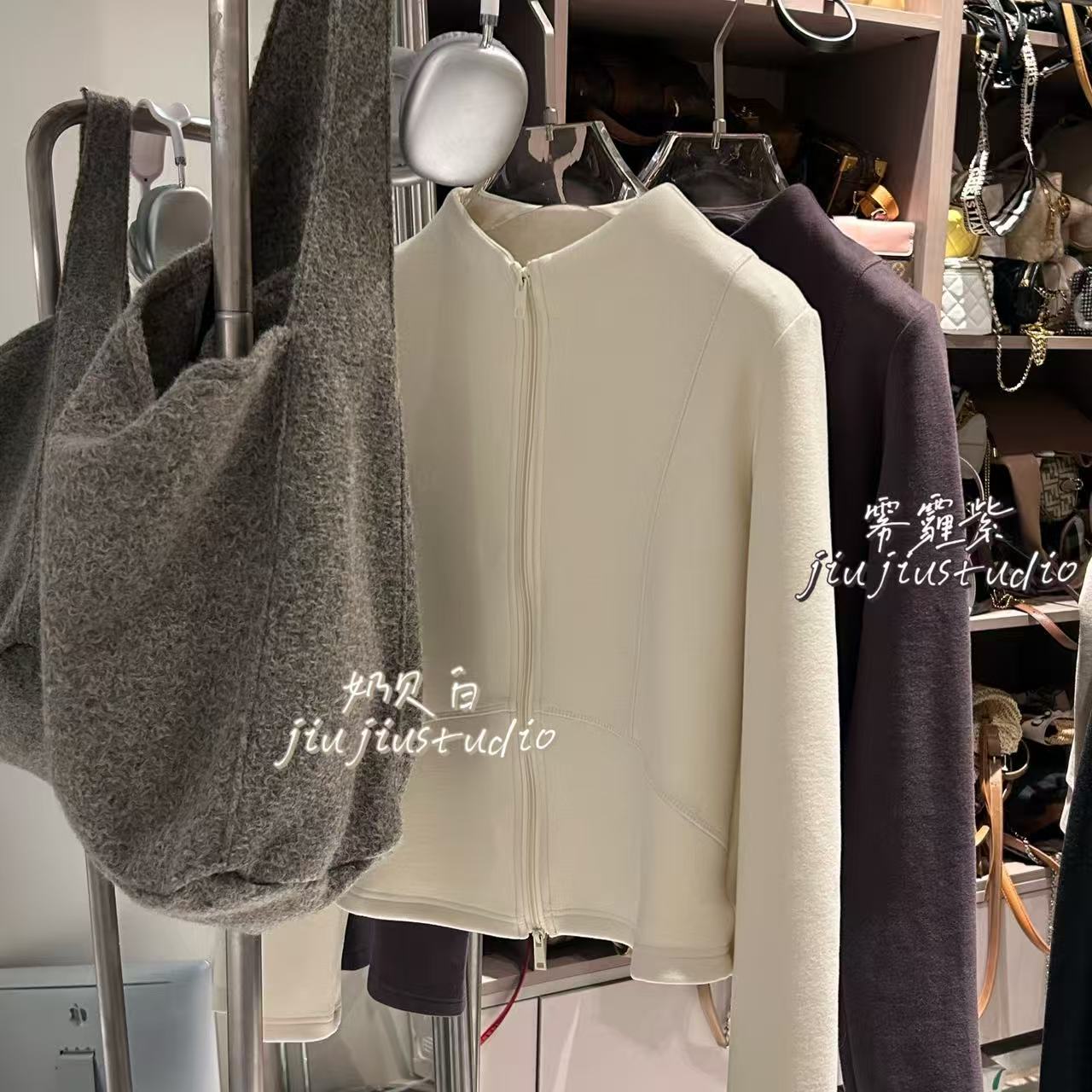 热皮绒2.0冬款百搭休闲宽松时尚厚款卫衣韩版磨毛全拉链外套