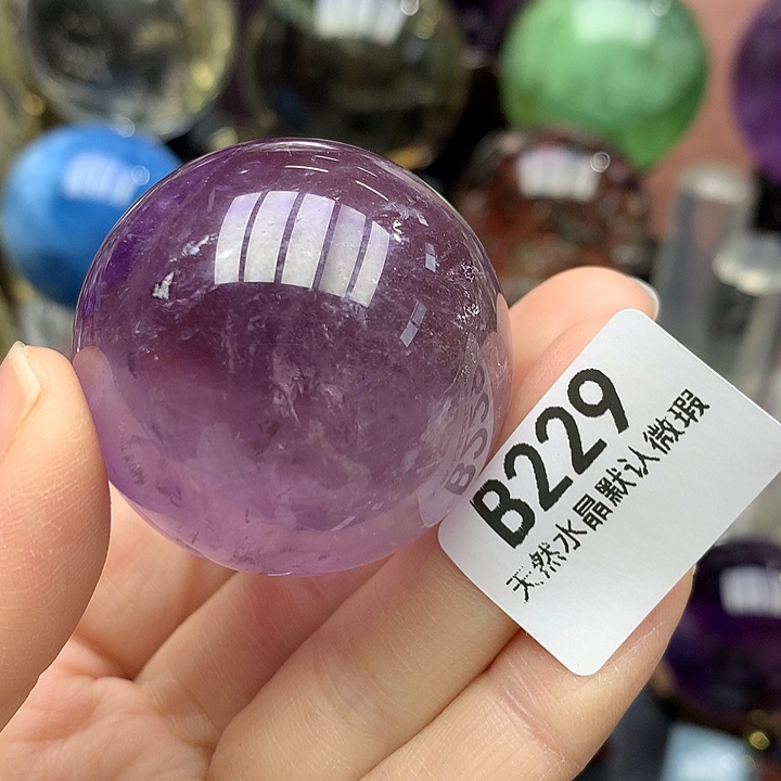 水晶天然水晶摆件41.5mm未镶嵌