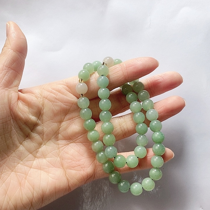 密玉（石英质玉）手链未镶嵌