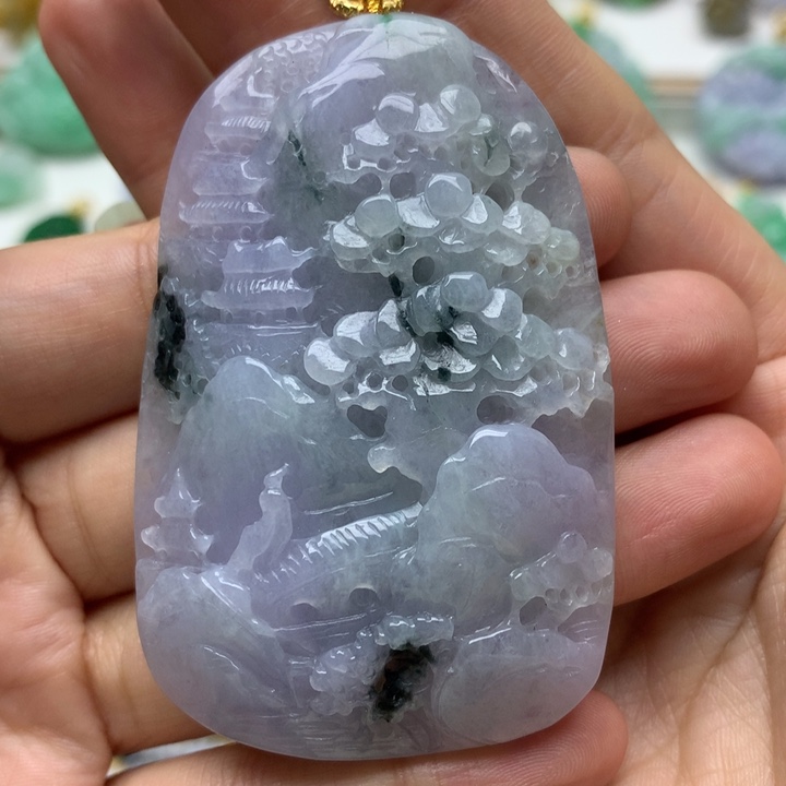 颈饰未镶嵌翡翠翡翠