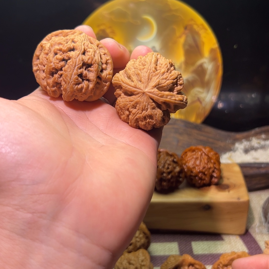 核桃手串/手链47尺寸八筋聚顶大粗筋