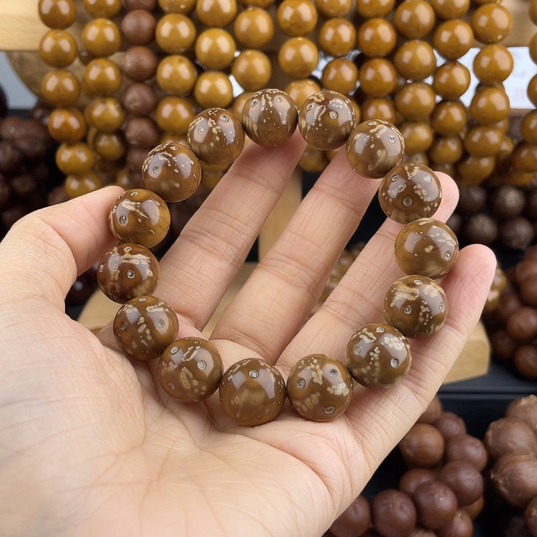 小***A紫金鼠手串紫金鼠花皮光珠