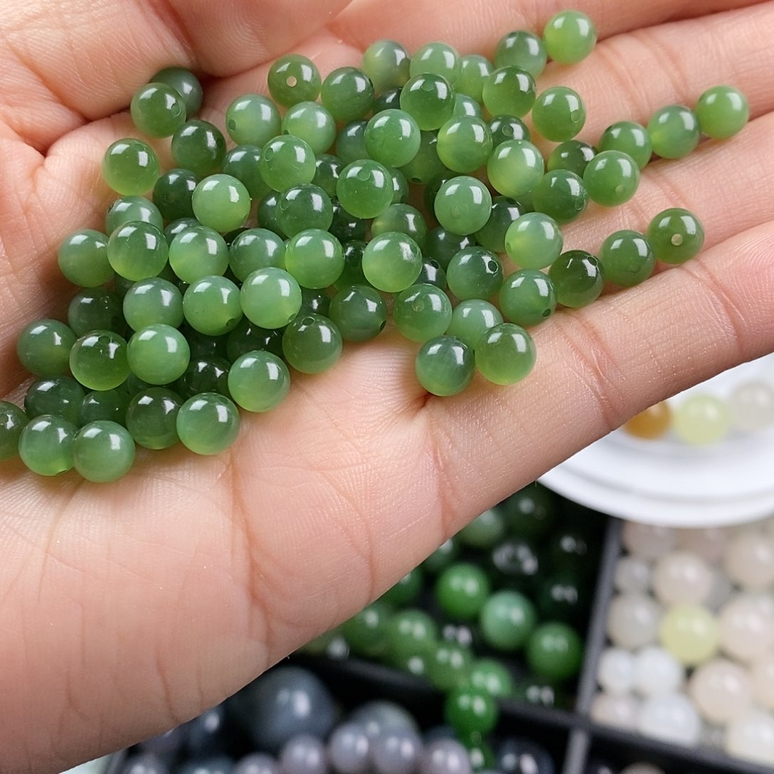 和田玉（碧玉）未镶嵌珠宝半成品
