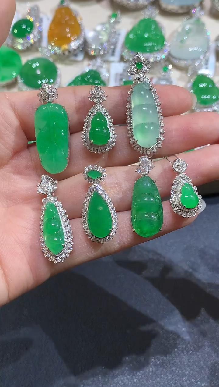 【彩虹盘】翡翠-18K金-多样性发一件-ZW001|CXQ21