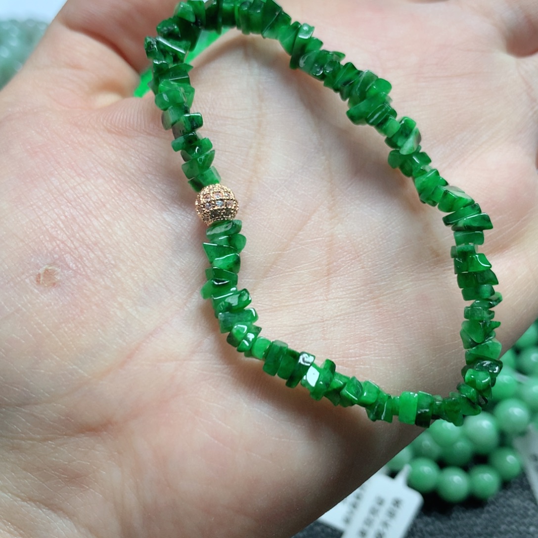 未镶嵌手链翡翠翡翠