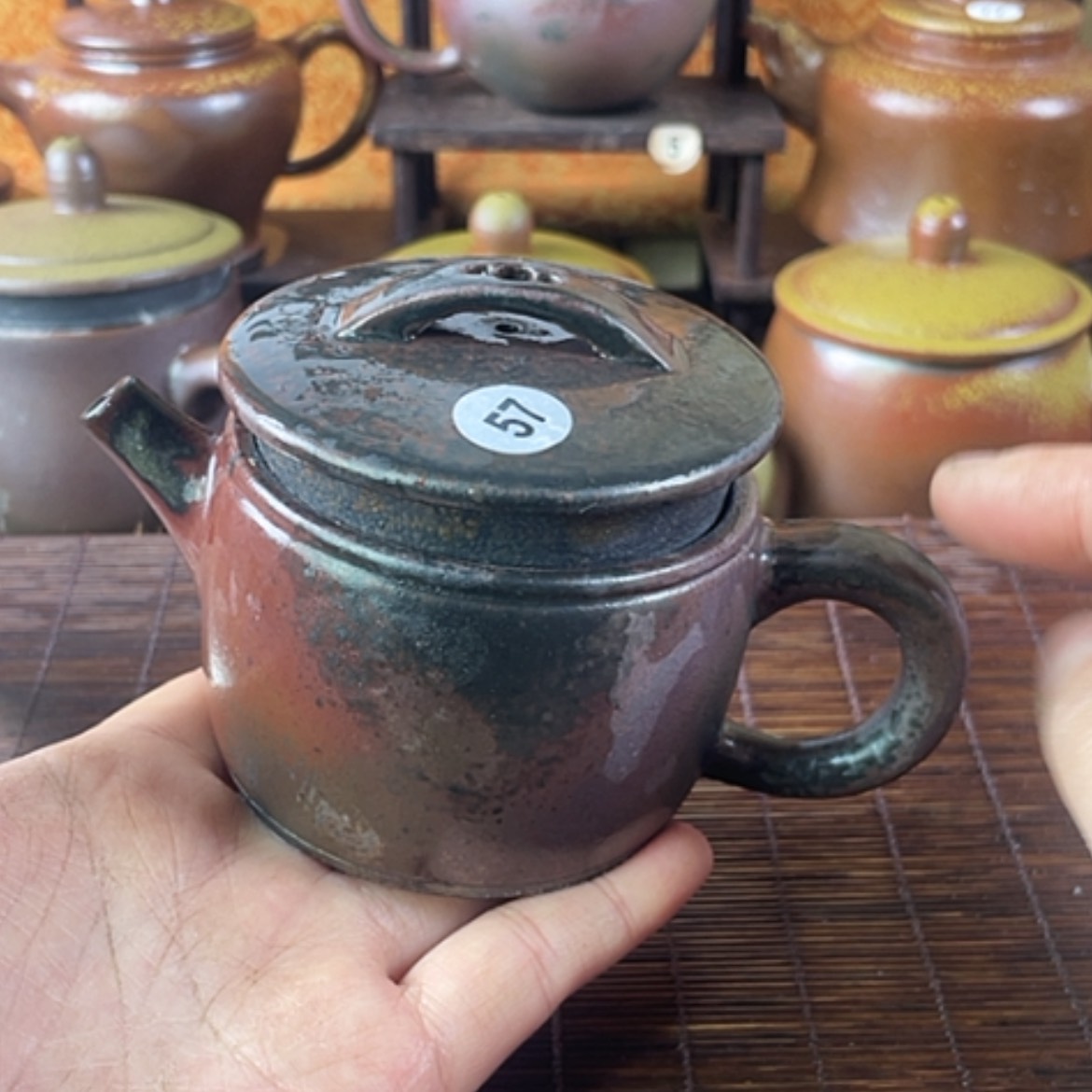 【闪购商品】如****果柴烧茶壶180毫升左右窑宝