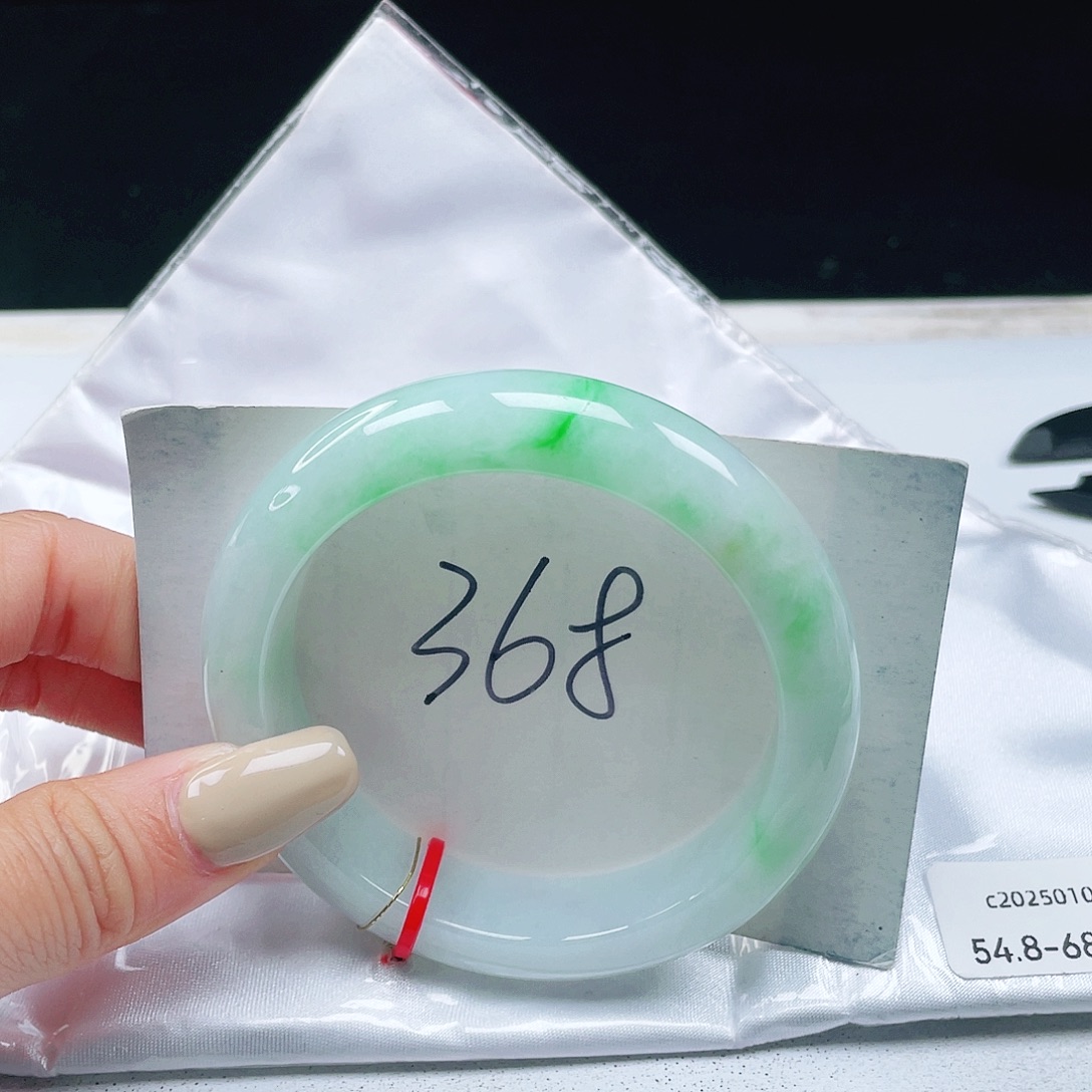 翡翠未镶嵌手镯54+正圈