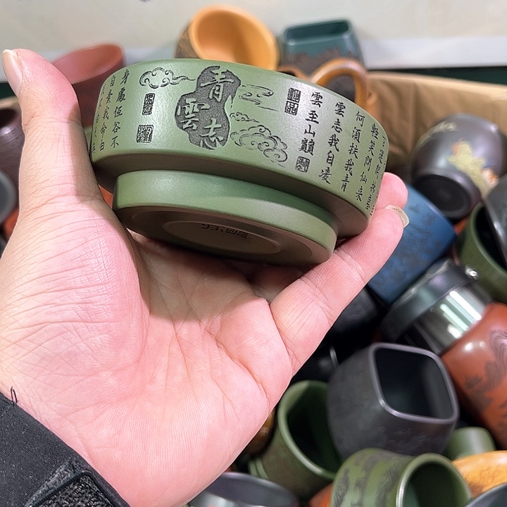 茶杯紫砂全手工紫砂主人杯