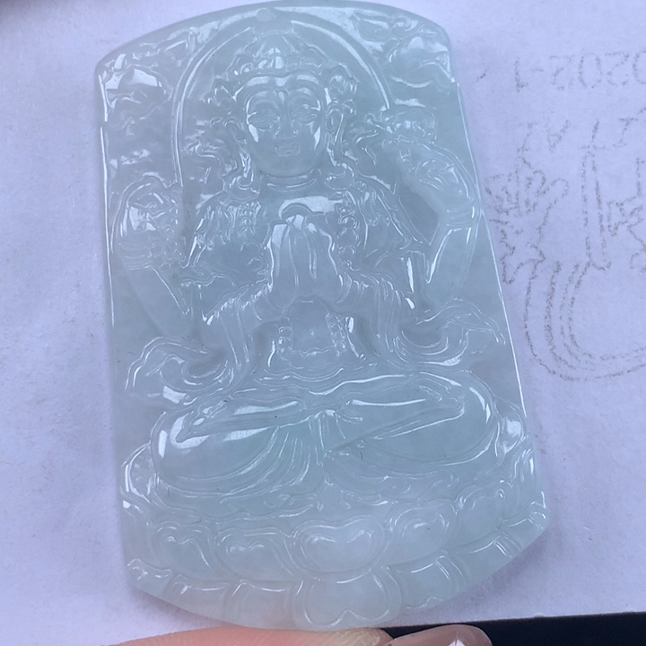 颈饰未镶嵌翡翠千手