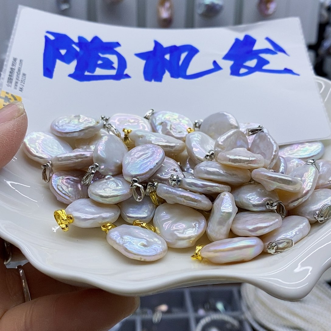 颈饰合金淡水珍珠