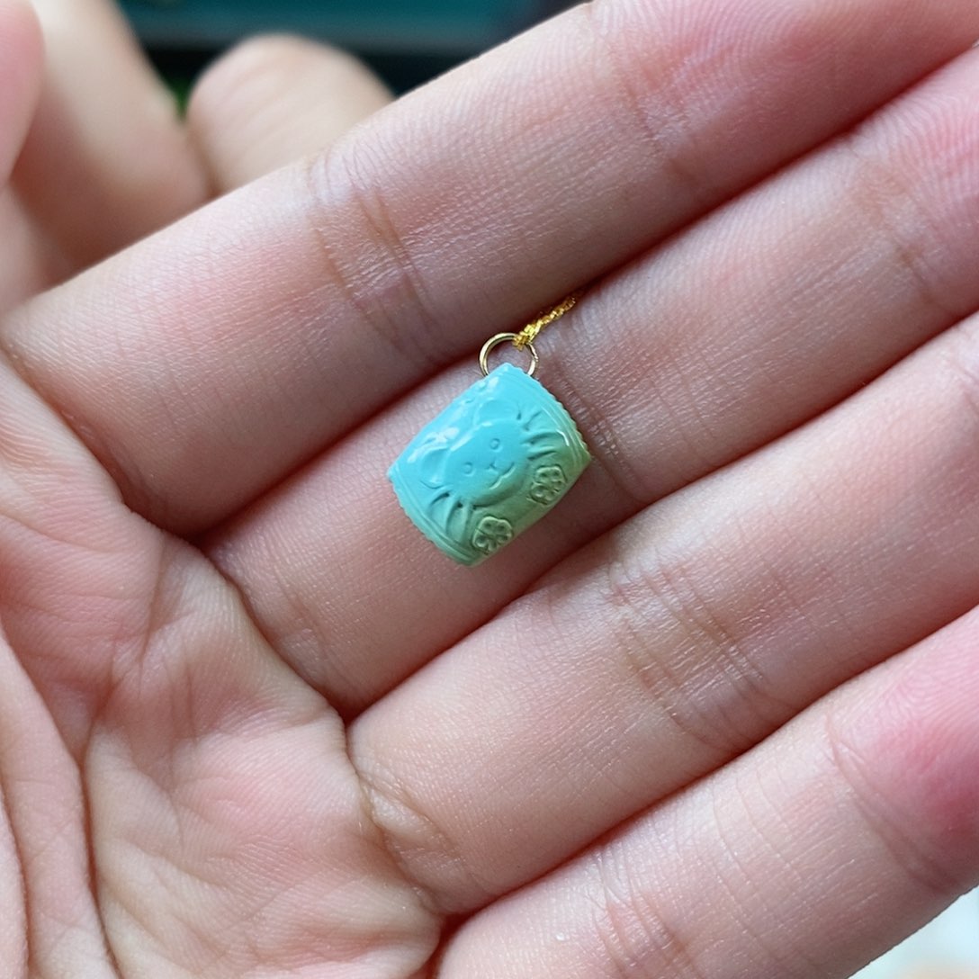 未镶嵌绿松石珠宝奇石