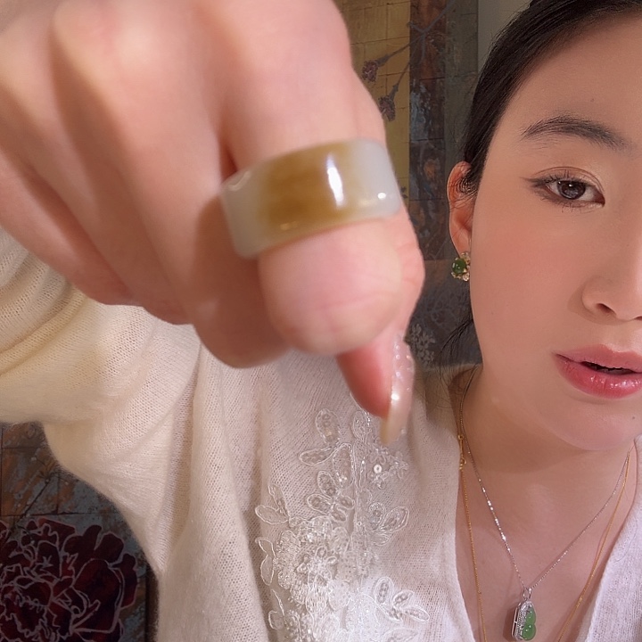 和田玉（糖玉）未镶嵌戒指