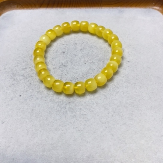 蜜蜡裸石未镶嵌手串