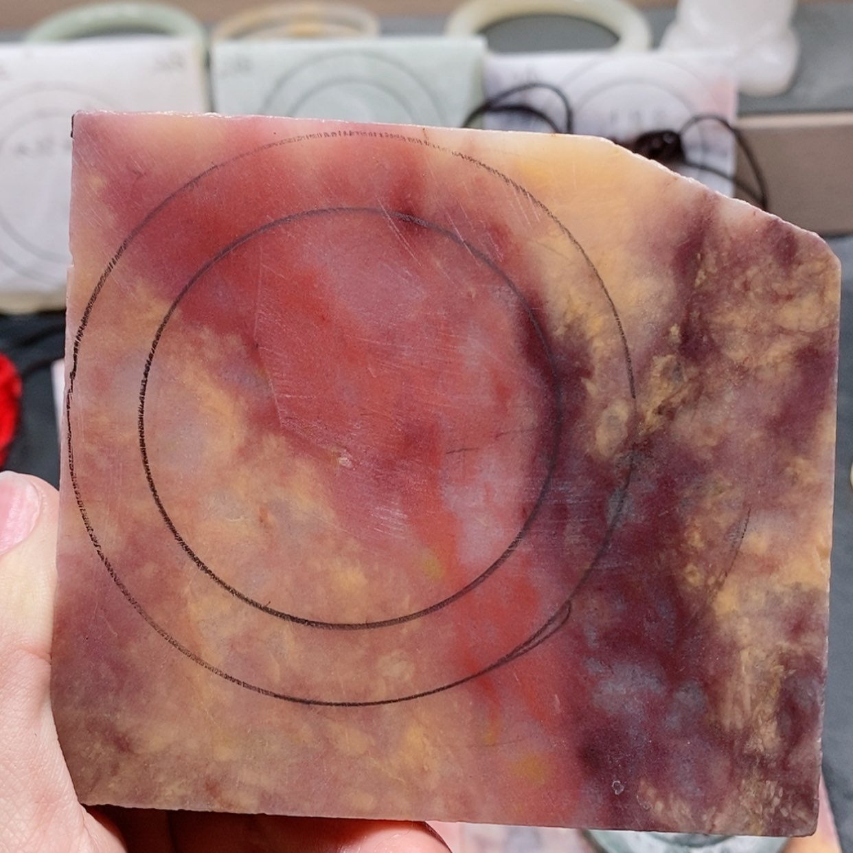 【闪购商品】石英质玉手镯未镶嵌柠***?定制