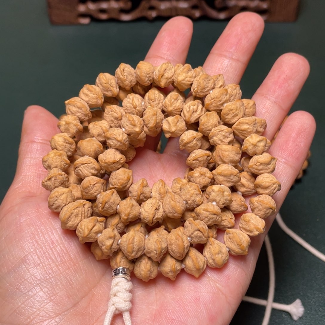 吊坠柏香籽/百香籽脸谱长串