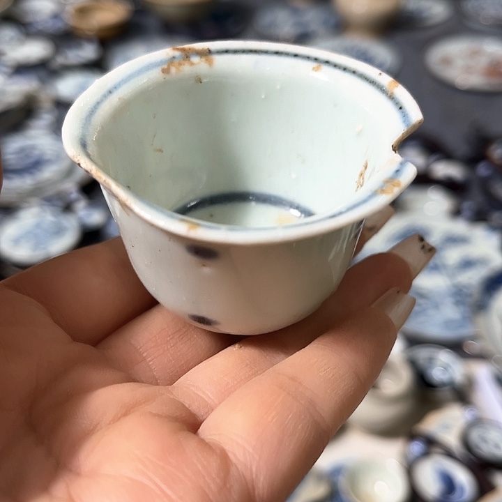 瓷片瓷片茶托喝茶非常不错
