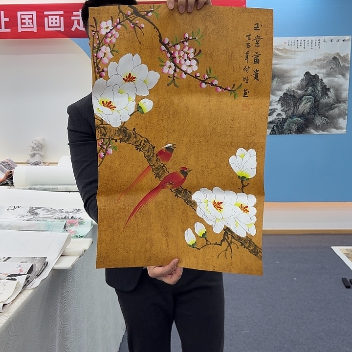 国画手绘国画作品